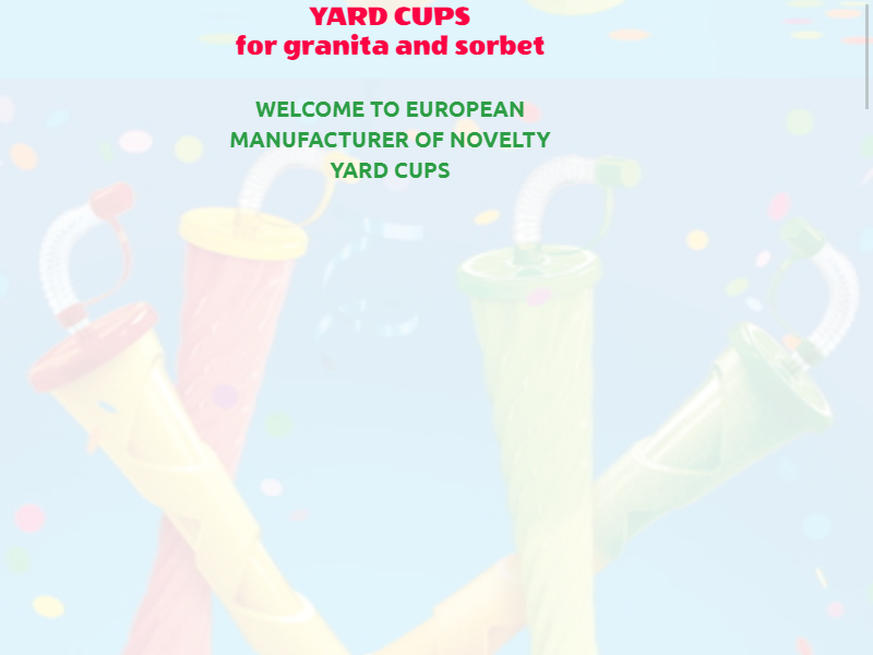Yard Cups do sorbetów